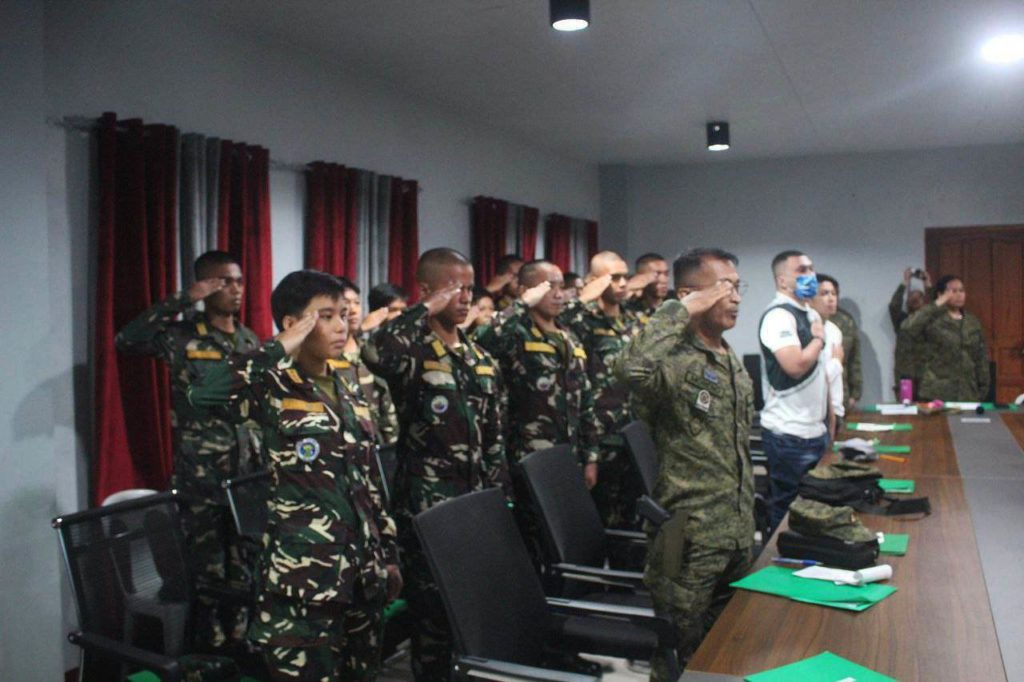 ROTC Commandant Nero and SorSU NSTI Director Dicen conduct 1st joint ...