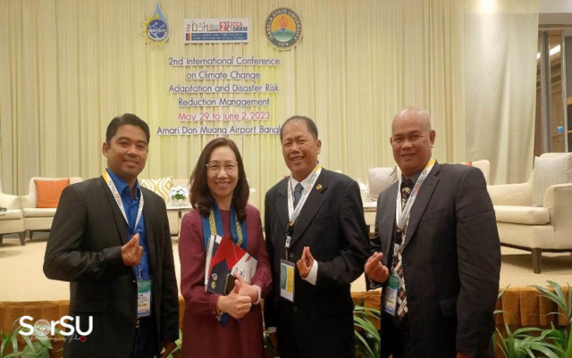 SorSU-DRRM & CC officials attend the 2nd International Conference in Climate Change Adaptation and Disaster Risk Reduction Management