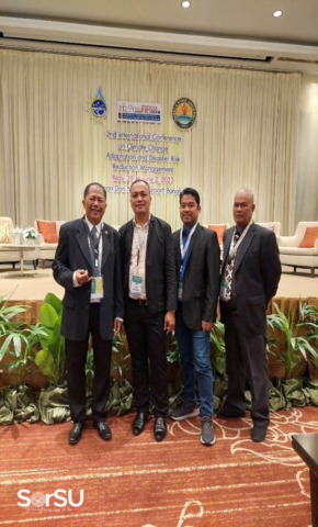 SorSU-DRRM & CC officials attend the 2nd International Conference in Climate Change Adaptation and Disaster Risk Reduction Management