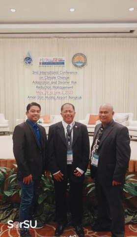 SorSU-DRRM & CC officials attend the 2nd International Conference in Climate Change Adaptation and Disaster Risk Reduction Management