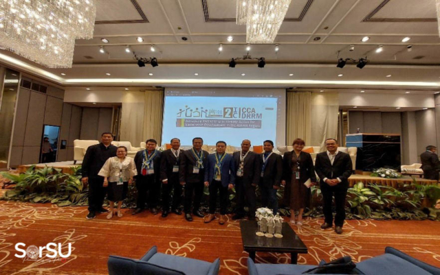 SorSU-DRRM & CC officials attend the 2nd International Conference in Climate Change Adaptation and Disaster Risk Reduction Management