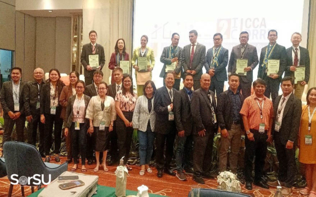 SorSU-DRRM & CC officials attend the 2nd International Conference in Climate Change Adaptation and Disaster Risk Reduction Management