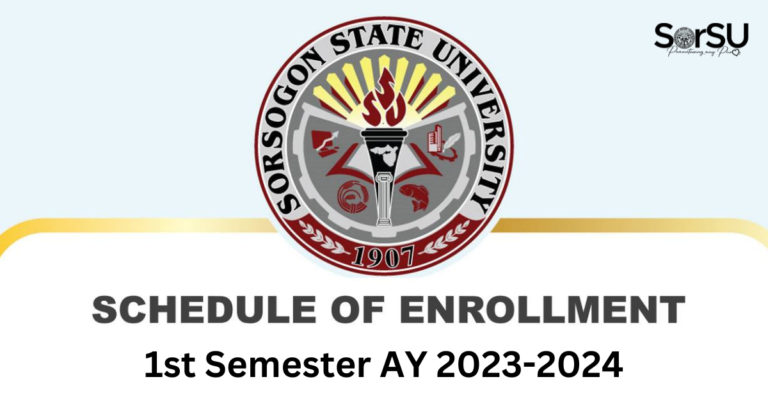 ANNOUNCEMENT: Enrollment for 1st Semester, AY 2023-2024