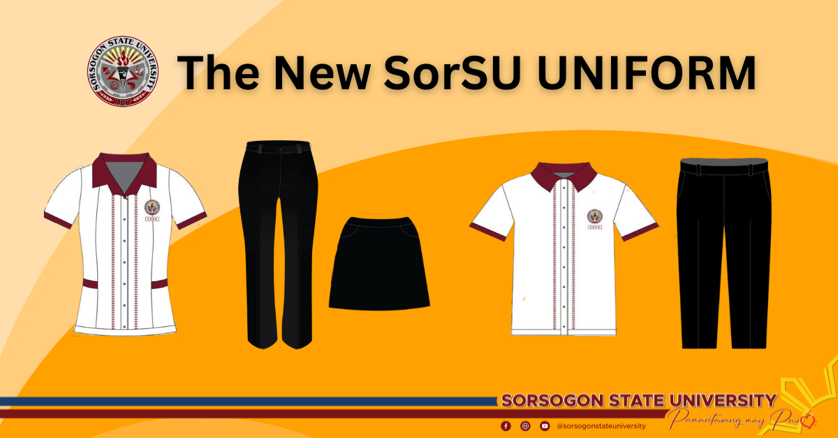 ATTENTION SorSUeños, the NEW OFFICIAL UNIFORM is out! – SORSOGON STATE ...