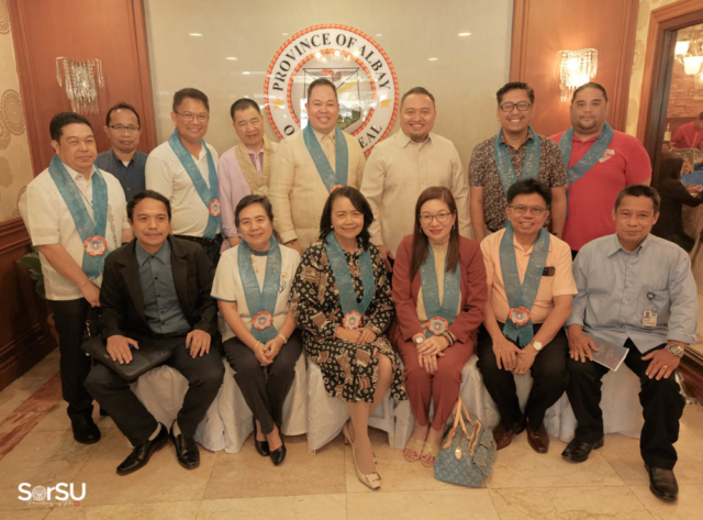 SorSU President at Albay Governor's Office