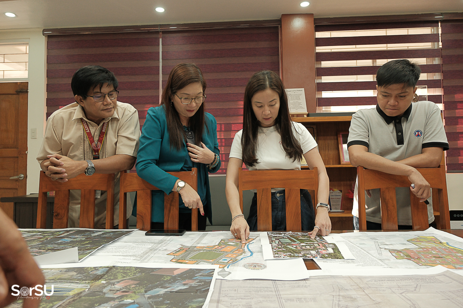 Cong Dette Escudero Together With Dpwh Officials Conducts An Ocular Visit At Sorsu Sorsogon