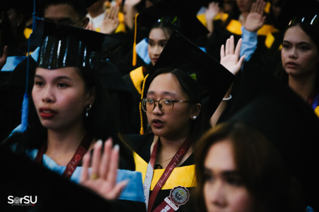 SorSU 1 2026 CoTEd, Entrep graduates (122)
