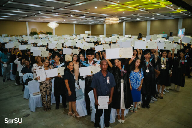 SorSU 1 2026 CoTEd, Entrep graduates (158)