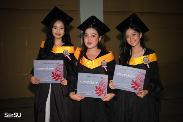 SorSU 1 2026 CoTEd, Entrep graduates (161)